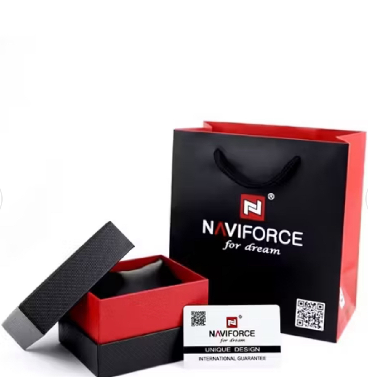 ساعت مچی اورجینال نیوی فورس زنانه رفرنس مشکی7115