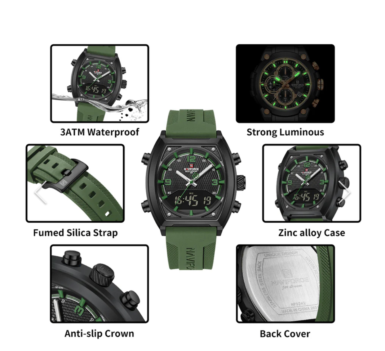 ساعت مردانه نیویفورس NAVIFORCE NF9242