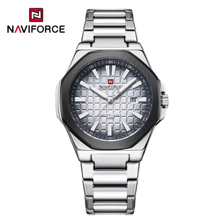 ساعت مردانه نیویفورس Nf9258 طوسی