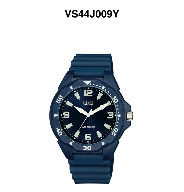 ساعت مردانه اصل کیو اند کیو Vs44J009y سرمه ای (آبی)