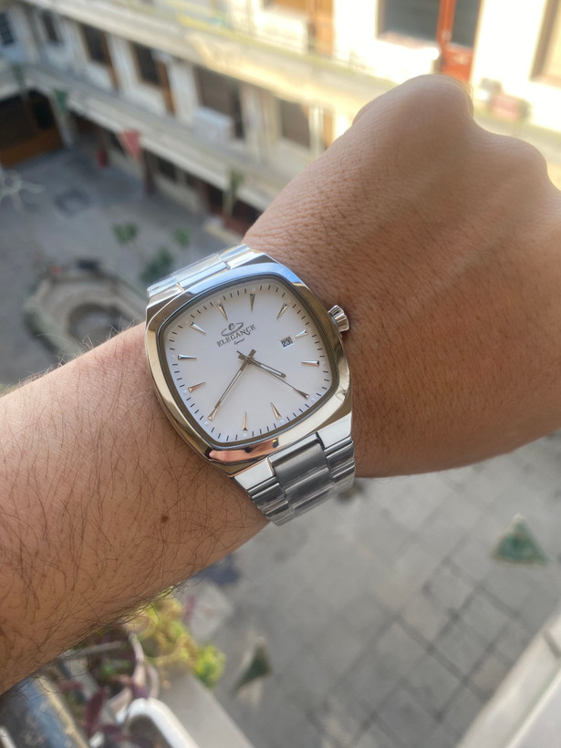 ساعت ست مربعی زنانه و مردانه سیلور الگانس اسپیشیال ES8138