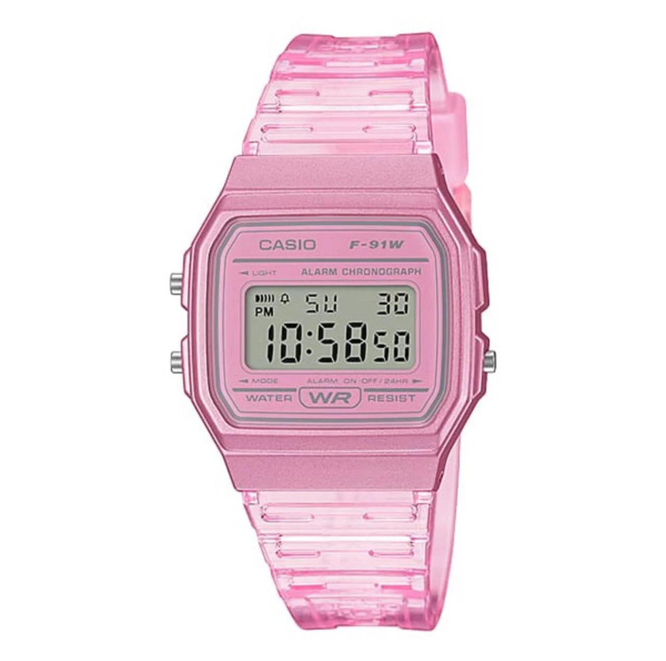 ساعت مچی ، زنانه کاسیو اصل صورتی CASIO F-91WS-4D