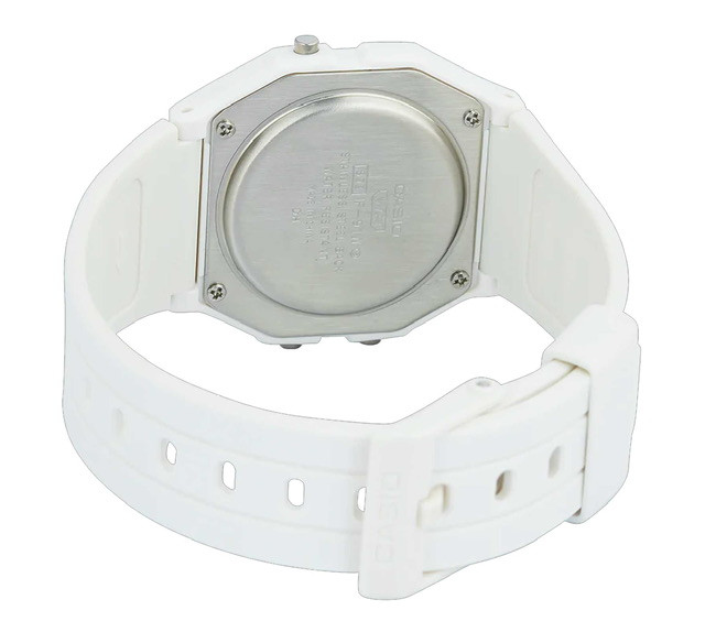 ساعت مچی مردانه ، زنانه کاسیو اصل سفید F-91WB-7ADF