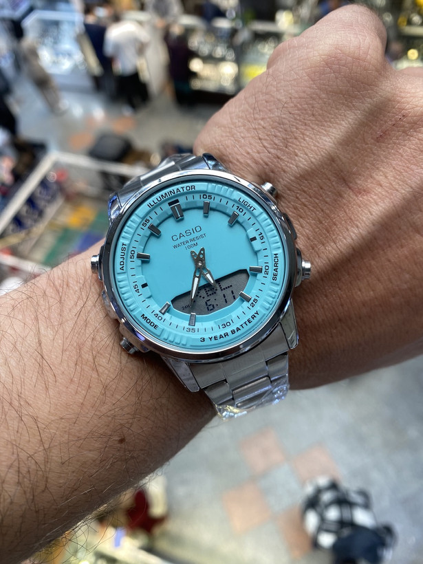 ساعت کاسیو مردانه های کپی مستر تیفانیCasio AMW-880D-1AV