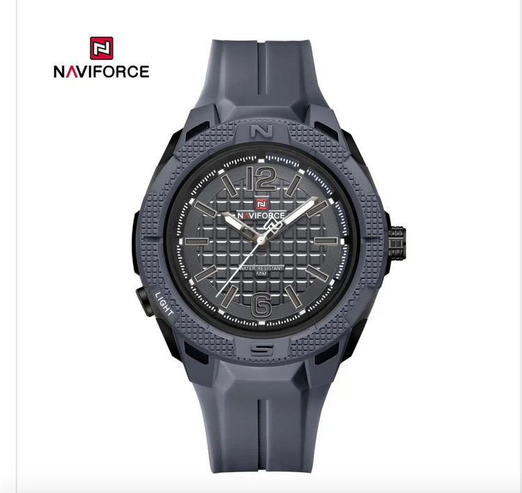 ساعت اورجینال مردانه نیوی فورس چراغدار Nf7126