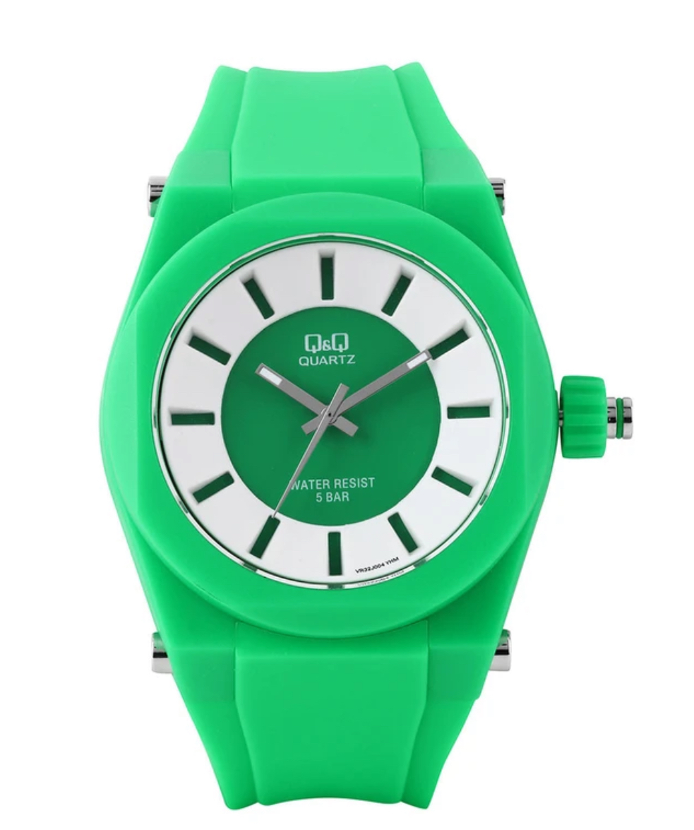 ساعت مچی اکیو اند کیو Q&Q سبز  کد رفرنس VR32J004Y
