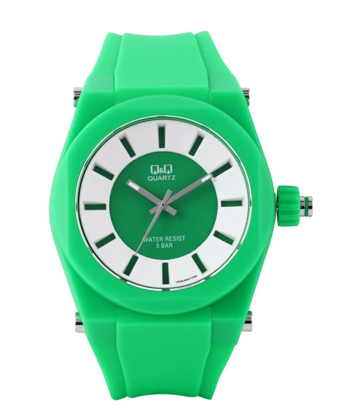 ساعت مچی اکیو اند کیو Q&Q سبز کد رفرنس VR32J004Y