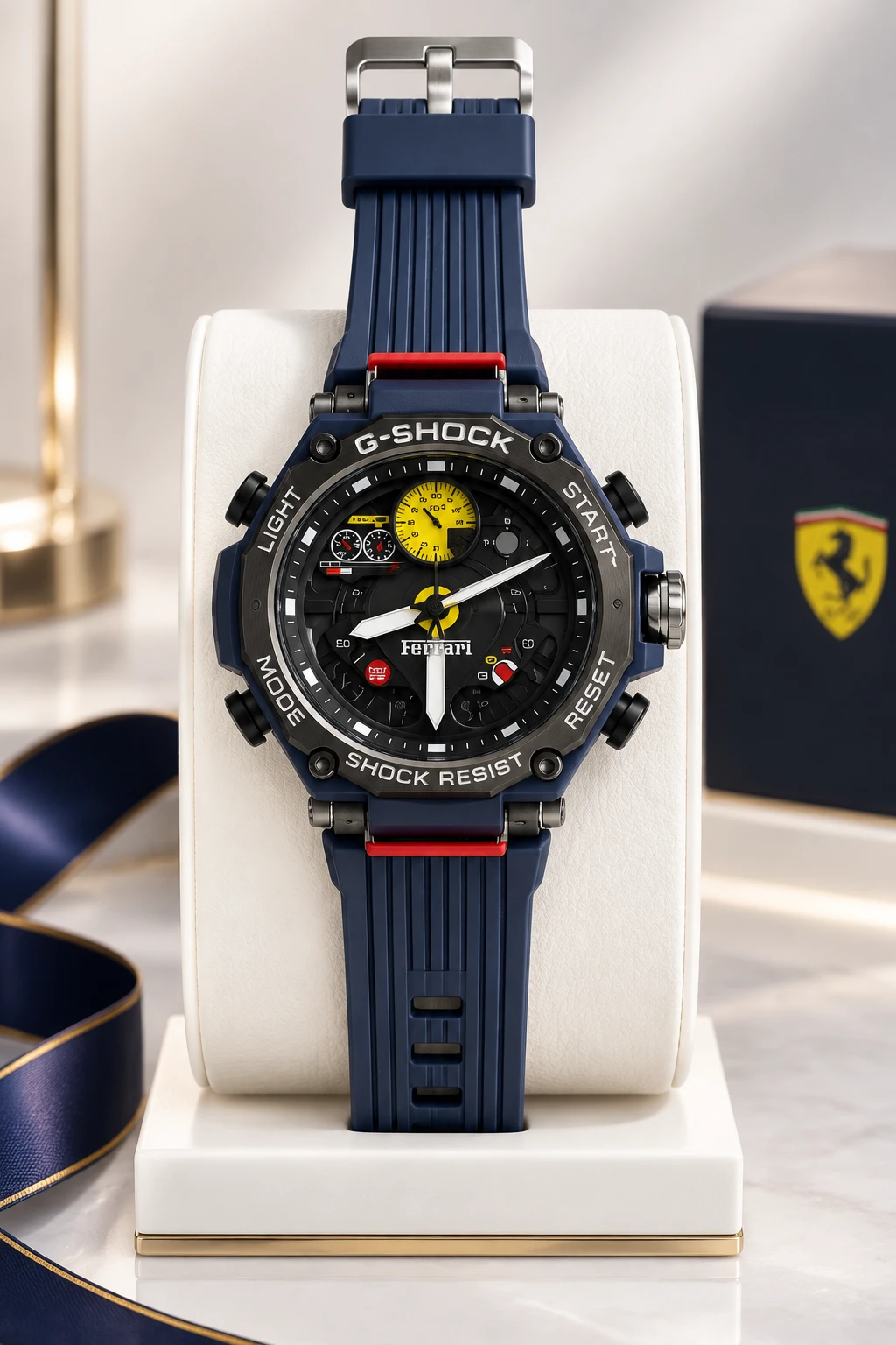 ساعت مچی کاسیو جی‌شاک  فراری سرمه ای   G-Shock ferrai