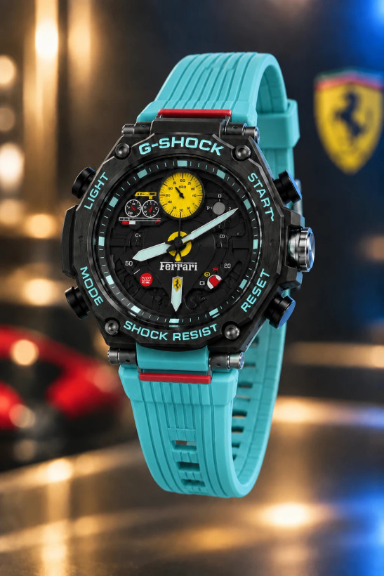 ساعت مچی کاسیو جیشاک فراری تیفانی G-Shock ferrai