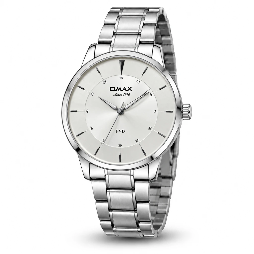 ساعت مچی اصل  مردانه اماکس سیلور  OMAX (Since 1946