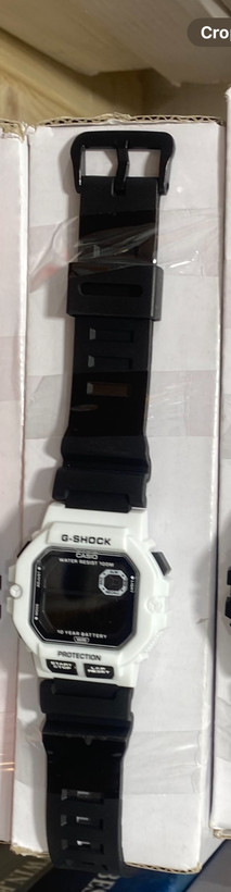 ساعت مچی مردانه کاسیو جیشاک های کپی مستر مشکی سفید G-SHOCK HSD-008